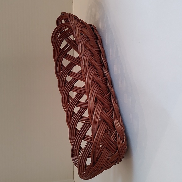 Other - Wicker bread baguette basket French serving vtg willow
